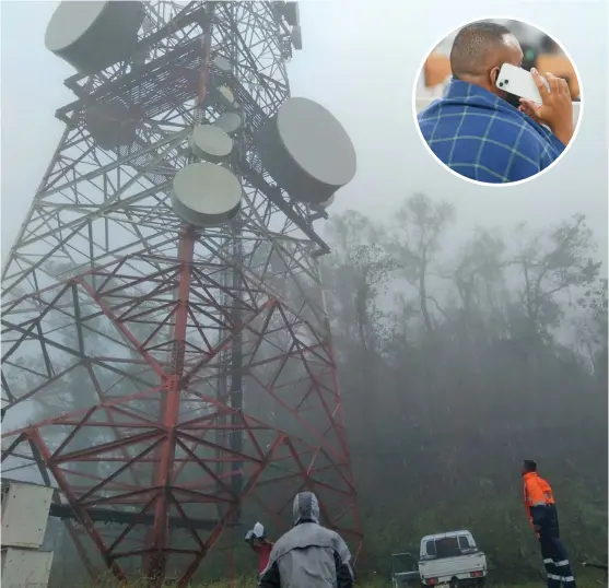  ?? Photo: Vodafone Fiji. Insert photo: Ronald Kumar ?? The benefits of Vodafone Fiji’s 5G network will include better streaming, gaming, and real-time connectivi­ty for calls.