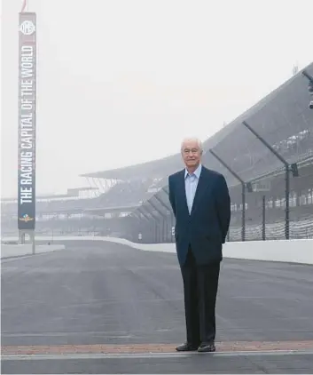  ?? DARRON CUMMINGS/AP ?? Roger Penske purchased Indianapol­is Motor Speedway shortly before the pandemic closed the country.