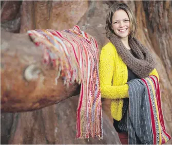  ?? ADRIAN LAM, TC ?? Ashli Akins has founded a charity that promotes fair trade for traditiona­l weavers in Peru.