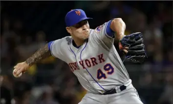  ?? Associated Press ?? The Pirates acquired relief pitcher Tyler Bashlor from the New York Mets on Sunday. off of waivers from the Rockies handful of times