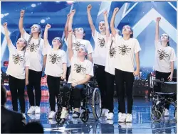  ??  ?? EMOTIONAL Girls’ Britain’s Got Talent audition moved judges to tears
