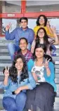  ?? PIC/MPOST ?? Students from Noida’s Amity Internatio­nal School pose after their Class XII result