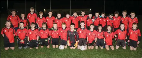  ??  ?? The Bannow squad before changing jerseys to take on Oulart due to a clash of colours.