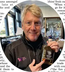  ?? ?? Football legend Frank McAvennie is a fan of the brand after receiving a bottle