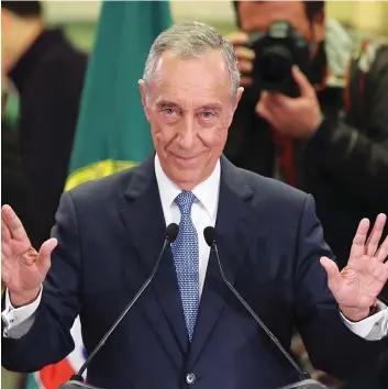  ?? DR ?? Presidente e candidato, Marcelo Rebelo de Sousa, está em vigilância epidemioló­gica