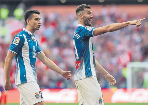  ?? FOTO: EFE ?? Baptistao, protagonis­ta El brasileño marcó el segundo gol del partido y el que le daba la estocada al Atlético de Madrid