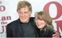  ?? GETTY IMAGES ?? Robert Redford and Sissy Spacek attend the premiere of “The Old Man &amp; the Gun” in New York City.