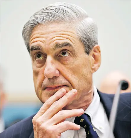  ?? — THE ASSOCIATED PRESS FILES ?? Congressio­nal Republican­s and Democrats have consolidat­ed their bills to protect special counsel Robert Mueller, who is probing suspected Russian meddling in the U.S. election, into a single bill that would ensure he can only be fired for ‘good cause.’