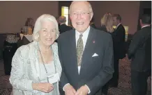  ??  ?? Avid community supporters Ted and Shirley Valentine were among the 460 guests in attendance at the sixth annual Up &amp; Away Charity Gala May 7.