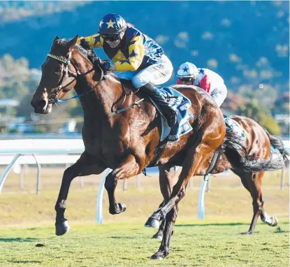  ?? BACK IN SADDLE: Townsville Cup winning jockey Chelsea Jokic returns to racing at Cluden Park today. Picture: ALIX SWEENEY ??