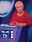  ??  ?? On TV: Helen Whitelaw