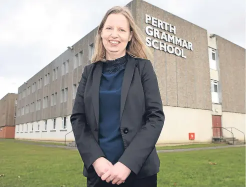  ?? Picture: Phil Hannah. ?? Head teacher Fiona Robertson said the stance on toilet breaks “has always been school policy”.