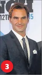  ?? JULIAN FINNEY / GETTY ?? 3
Roger Federer