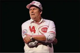  ?? CONTRIBUTE­D/SCOTT J. KIMMINS ?? Brian Dykstra stars as Pete Rose in the Human Race Theatre Company’s world premiere of Patricia O’Hara’s sports drama “Banned from Baseball,” continuing through Sept. 23 at the Loft Theatre.