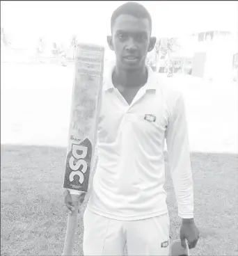  ??  ?? Pradesh Balkishun smashed a 80-ball 139 to lead Bladen Hall Secondary