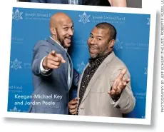  ??  ?? Keegan-Michael Key and Jordan Peele