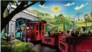  ?? CORTESIA/DISNEY ?? Mickey & Minnie’s Runaway Railway (steered by Goofy) will debut at Disney’s Hollywood Studios on March 4.
