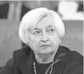  ?? ?? Treasury Secretary Janet Yellen tried to reassure Americans that there will be no domino effect after the collapse of Silicon Valley Bank.