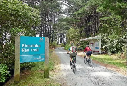  ?? PHOTO: ERICA HERON ?? The start of the Rimutaka Rail Trail, north of Upper Hutt, one of the region’s signature trails.