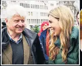  ??  ?? SMILES Stanley Johnson and Carrie