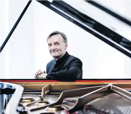  ?? SIM CANETTY-CLARKE ?? British pianist Stephen Hough’s performanc­e on July 23 is expected to be a highlight of this year’s Chamberfes­t.