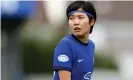  ??  ?? Ji So-yun scored one of Chelsea’s goals in their 4-1 second leg win over Bayern Munich. Photograph: Catherine Ivill/Getty Images