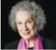  ??  ?? Margaret Atwood