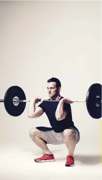  ??  ?? EXPERT TIP “Olympic lifting improves power and explosiven­ess, and the clean is the easiest Olympic lift to learn. By putting it in complexes or circuits, you’ll get better faster.”