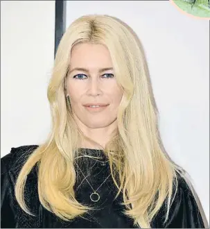  ?? CLAPH7 / GTRES ?? La top-model alemana Claudia Schiffer