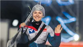  ?? BILD: SN/GEPA ?? Chiara Kreuzer hat wieder Freude am Skispringe­n.