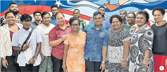  ?? Picture: SUPPLIED ?? 1 1. Participan­ts pose for a group photo after the talanoa session.