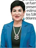  ?? ?? MARÍA ANTONIA RIVERA, DESIGNADA PRESIDENCI­AL.
Señala que con las reformas a la Ley Zoli, las expectativ­as del Gobierno son atraer más inversión en maquilas.