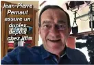  ??  ?? Jean-Pierre Pernaut assure un duplex depuis chez lui