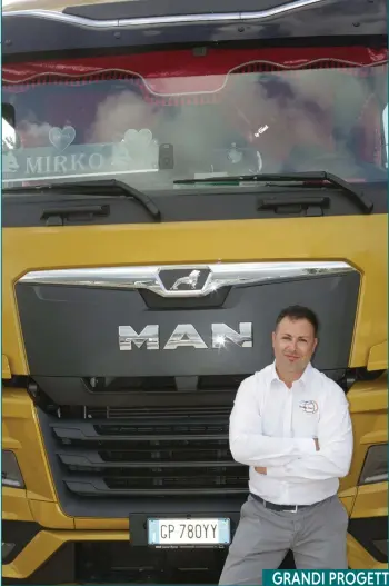  ?? ?? GRANDI PROGETTI
Dal 2015, quando Federico lo ha preso in mano, il Consorzio Speedy Truck ha fatto passi da gigante, ma il sogno è diventare
ancora più grandi!