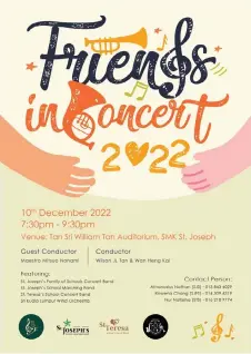  ?? ?? Friends in Concert poster