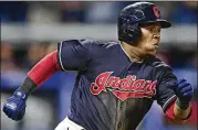  ?? DAVID DERMER / ASSOCIATED PRESS ?? Jose Ramirez has become a cult figure in Cleveland and is a major reason why the Indians are favored to get back to the World Series.