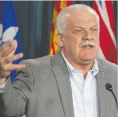  ?? ADRIAN WYLD / THE CANADIAN PRESS FILES ?? Public Service Alliance of Canada president Chris Aylward says every one of the union’s employees were affected by a flawed payroll system.