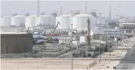  ?? KARIM JAAFAR / AFP / GETTY IMAGES FILES ?? The Ras Laffan Industrial City, Qatar's principal site for production of liquefied natural gas and gas-to-liquid.