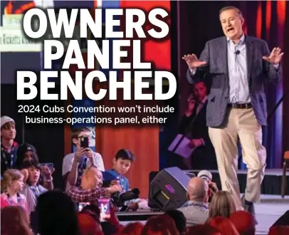  ?? TYLER PASCIAK LARIVIERE/SUN-TIMES ?? Cubs chairman Tom Ricketts is scheduled to host a reception for fans during the Jan. 12-14 event.