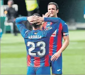  ?? FOTO: EFE ?? El Eibar se encuentra al borde del descenso con 21 puntos en su casillero