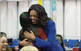  ?? NETFLIX ?? Former first lady Michelle Obama has partnered with MTV to provide this rite of passage Friday for high school students who are in quarantine because of the coronaviru­s pandemic. The event is being held in partnershi­p with When We All Vote.