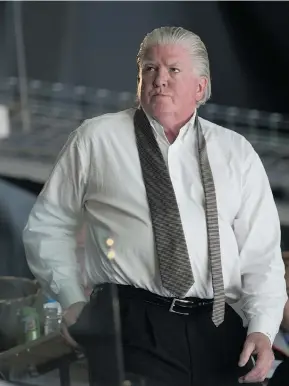  ?? SHAUGHN BUTTS/EDMONTON JOURNAL ?? Brian Burke, Calgary Flames President of Hockey Operations, supports the decision of the NHL Board of Governors to scrap compensati­on for executive moves effective Jan. 1.