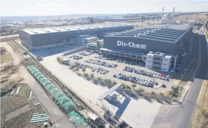  ?? Picture: Supplied ?? PRIME. Dis-Chem’s head office and distributi­on centre in Midrand.