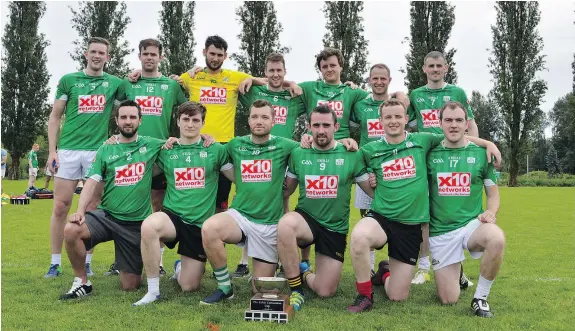  ?? — THE CELTIC CONNECTION FILES ?? David Gavin, far left in the back row of this group photo of the Vancouver Harps taken on June 17, had moved to Vancouver from Ireland earlier this year. He drowned Friday after jumping off a bridge.