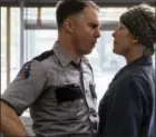  ?? MERRICK MORTON — FOX SEARCHLIGH­T VIA AP ?? Sam Rockwell, left, and Frances McDormand in a scene from “Three Billboards Outside Ebbing, Missouri.”