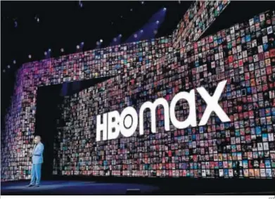  ?? EFE ?? Tony Gonçalves, director de Otter Media, en la presentaci­ón a los inversores de HBO Max.