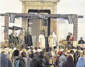 ?? CARLOS CARRO ?? Jesús en el templo Una de las escenas de este Domingo de Ramos. ▷