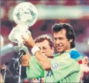  ?? GETTY ?? Imran Khan led Pakistan to the World Cup title in 1992.