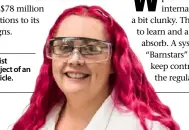  ??  ?? Auckland microbiolo­gist Siouxsie Wiles: the subject of an updated Wikipedia article.