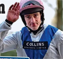  ?? REX ?? Winning feeling: Brian Hughes aims to follow in the footsteps of AP McCoy